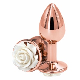 Dop Anal Rose Small Alb