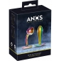 ANOS Set 2 Pluguri Anale Metalice curcubeu, Greutate Optimă Multicolor