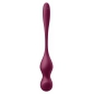 Satisfyer Love Birds Vary Set Kegel Reîncărcabil 3 Greutăți Vișiniu