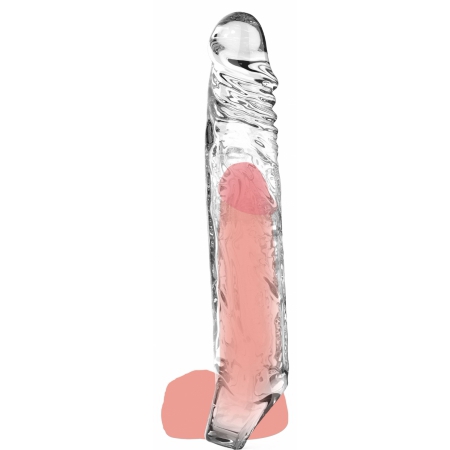 ToyJoy Extension Sleeve XLarge +9.5 cm – Discret Transparent