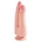 Dildo Dublu King Triple Density Natural