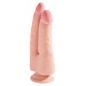 Dildo Dublu King Triple Density Natural