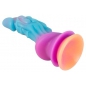 Mystic Dragon – Dildo Fosforescent cu Ventuză Puternică 21.5cm Multicolor