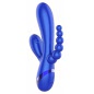 Triple Love Vibrator Albastru