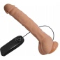 Dildo Vibrant Realist cu Ventuza Material TPR Natural