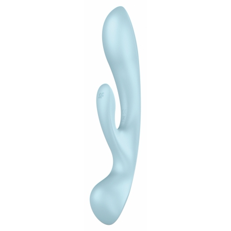 Triple Oh Satisfyer 3 Motoare 12+12 Moduri Reîncărcabil Albastru