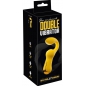 Dublu Vibrator curbat – 2 Motoare, 10 Moduri, Reîncărcabil Galben
