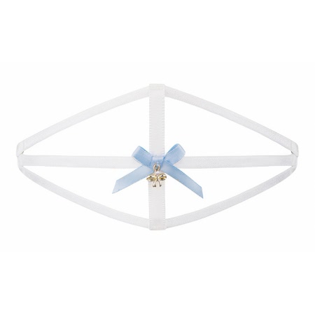 Jartiera Obsessive A760 Alb S-M