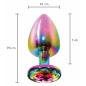 Accesoriu Intim Cu Piatră Prețioasă Mare Multicolor
