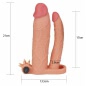 Prelungitor Dublu Penis Add 3 Vibrating Natural