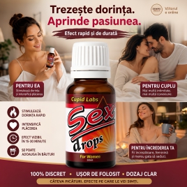 Picături Afrodisiace Cupid Labs Sex Drops pentru Femei 20ml