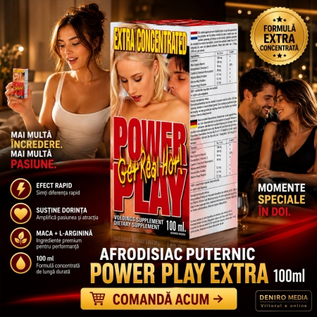 Afrodisiac Power Play Extra pentru Dorință Sexuală 100 ml
