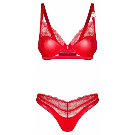 Set Obsessive Aliosa 2 Piese Roșu L-XL