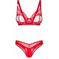 Set Obsessive Aliosa 2 Piese Roșu L-XL