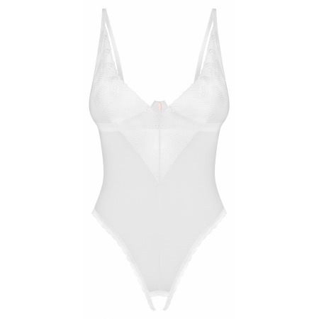 Body Obsessive Alissium Decupat Alb XS-S