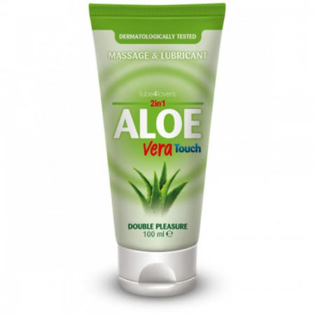Lubrifiant 2 în 1 Aloe Vera Touch 100ml