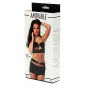Set Amorable Mini Skirt With Top Negru S-L