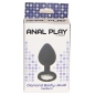Anal Plug Diamond Jewel Medium Negru