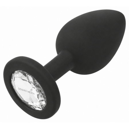 Anal Plug Premium Diamond Jewel Small Negru