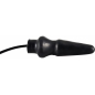 Anal Plug Latex Gonflabil 19.5cm Negru