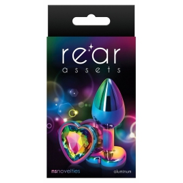 Anal Plug Rear Assets Multicolor Heart S
