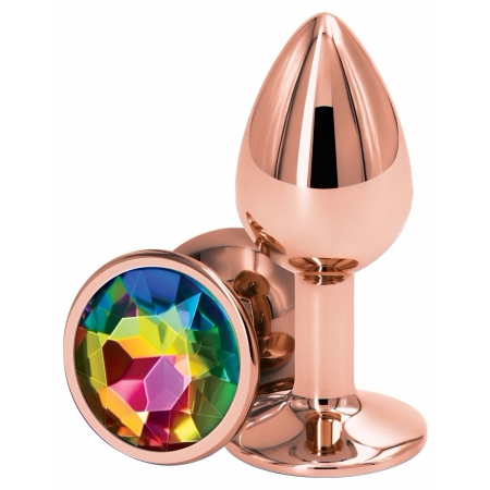 Anal Plug Rear Assets Rose Gold S Multicolor