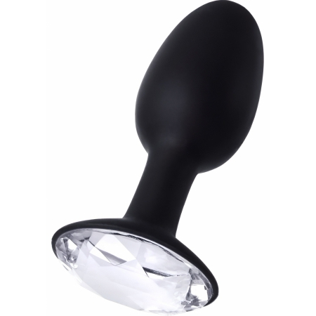 Anal Plug Small Crystal Amulet Negru