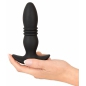 ANOS Plug Anal Vibrator Thrusting — 10 Vibraţii, 6 Împingeri Negru