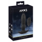 ANOS Plug Anal Vibrator Thrusting — 10 Vibraţii, 6 Împingeri Negru