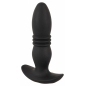 ANOS Plug Anal Vibrator Thrusting — 10 Vibraţii, 6 Împingeri Negru