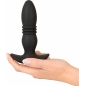 ANOS Plug Anal Vibrator Thrusting — 10 Vibraţii, 6 Împingeri Negru