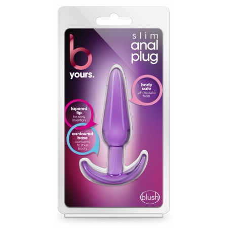 Dop Anal B Yours Slim Conic pentru Începători Mov