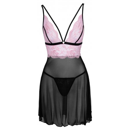Babydoll Cottelli Collection Nicole Negru M