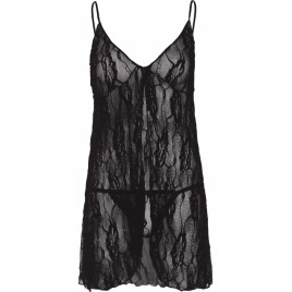 Babydoll Leg Avenue Kamiyah Negru pe xBazar