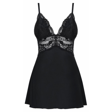 Babydoll Obsessive 810-BAB-1 Negru S-M