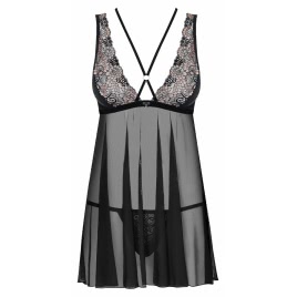 Babydoll Obsessive 873-BAB Negru pe xBazar