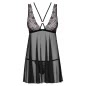 Babydoll Obsessive 873-BAB Negru S-M