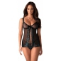 Babydoll Obsessive Chemise Negru S-M