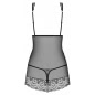 Babydoll Obsessive Firella Negru S-M