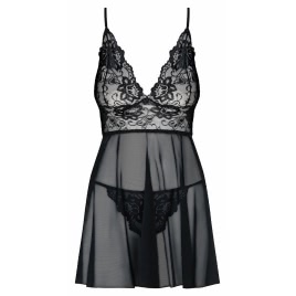 Babydoll Obsessive Idilia Negru pe xBazar