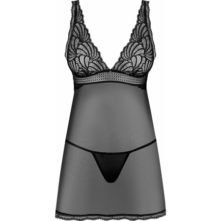 Babydoll Obsessive Sweetia Negru M-L