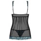 Babydoll Obsessive Chemise Negru S-M