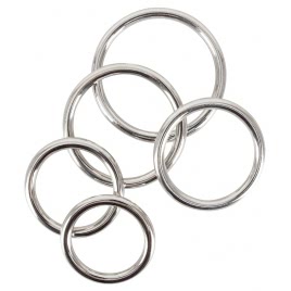 Bad Kitty Set of 5 Metal Rings pe xBazar