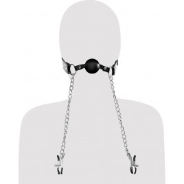 Calus Cu Curea Din Piele Reglabila Si Cleme Sfarcuri pe xBazar