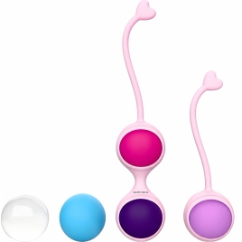 Beautiful Kegel Set: 5 Bile Vaginale Progresive, Discrete