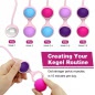 Beautiful Kegel Set: 5 Bile Vaginale Progresive, Discrete Multicolor