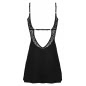 Chemise Obsessive Bellastia Negru XL-2XL