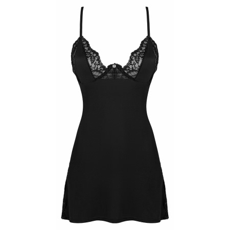 Chemise Obsessive Bellastia Negru XL-2XL