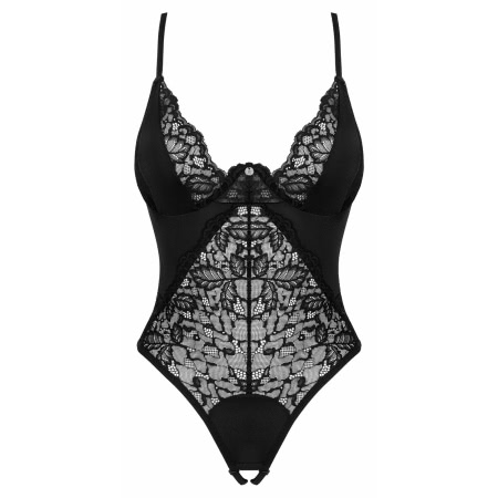 Body Obsessive Decupat Bellastia Negru XS-S