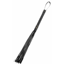 Bici First Time Flogger pentru Plesnire Ușoară Negru